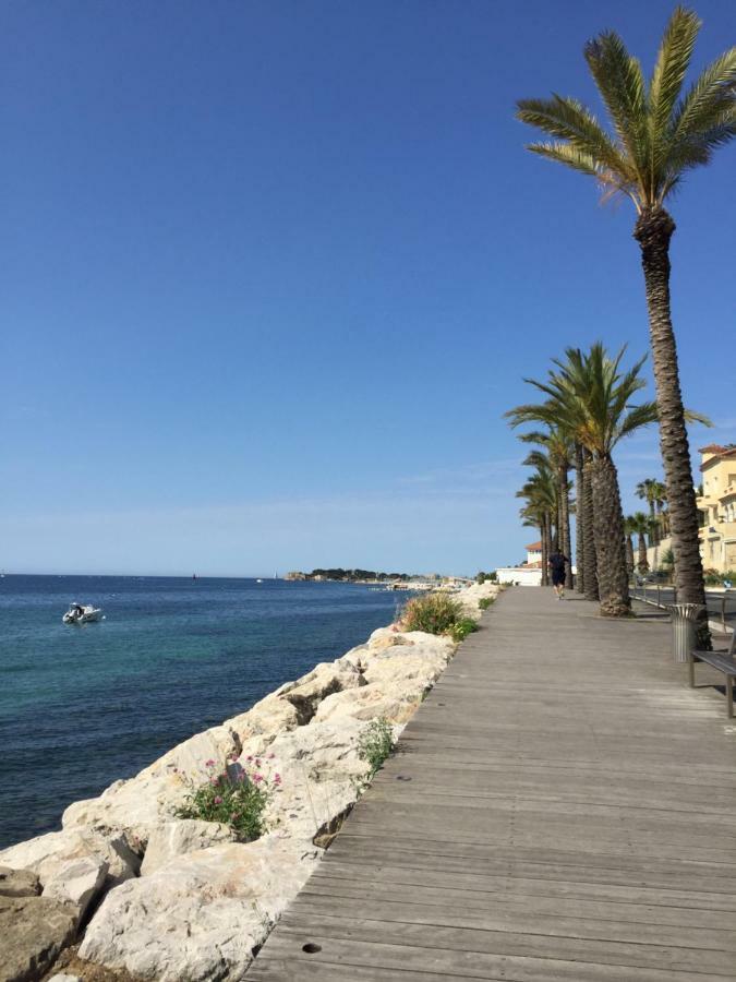 Studio de prestige dans résidence face à la mer Bandol Exterior foto